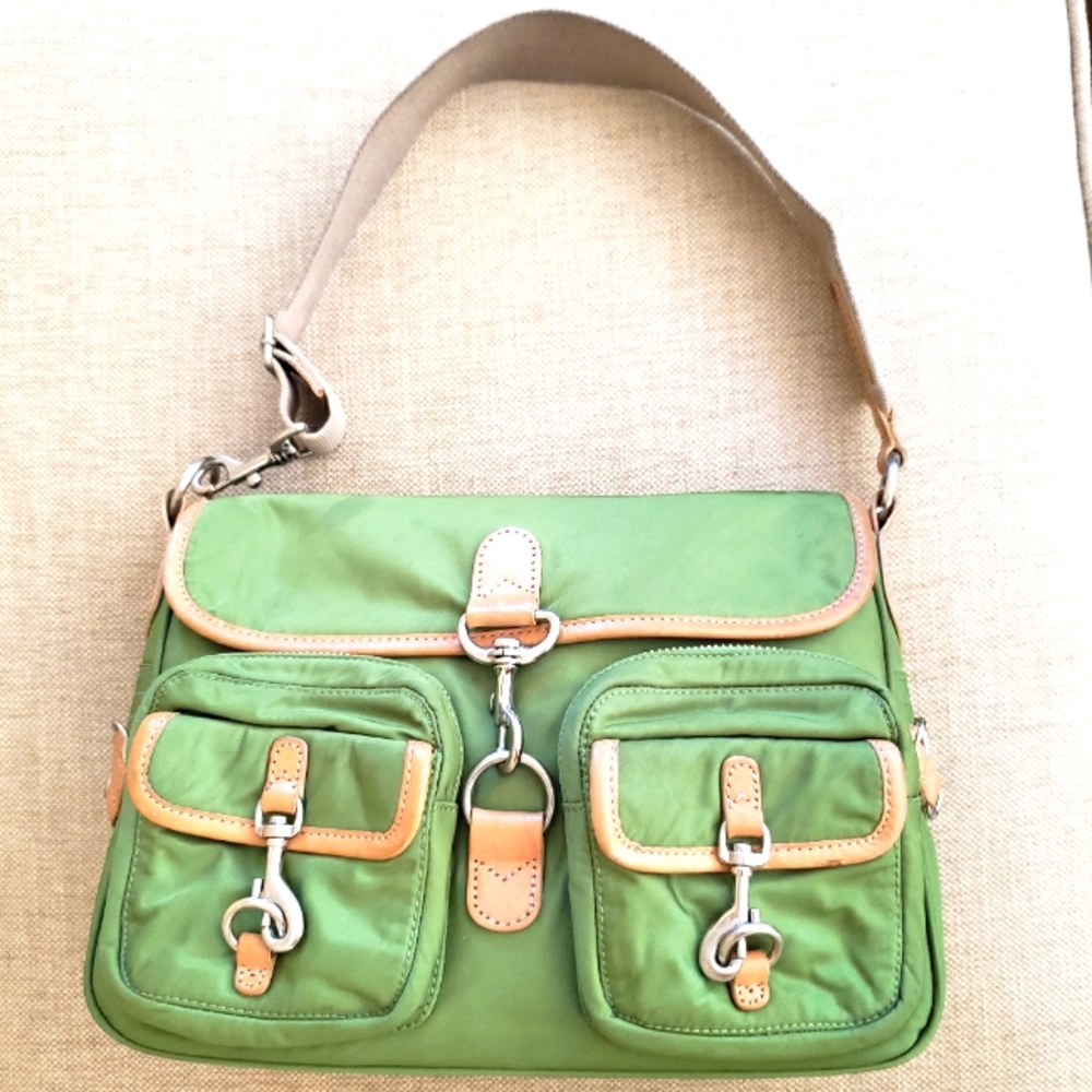 J.Crew Green Nylon Bag
